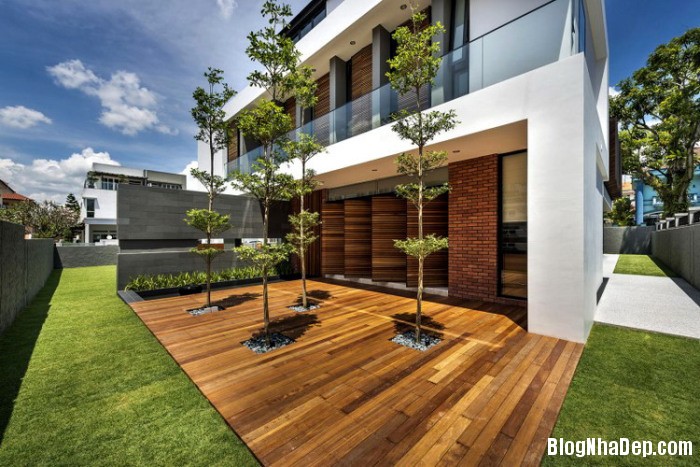 biet thu nha dep tai singapore 45674 Biệt thự hiện đại được thiết kế bởi kiến trúc sư Park + Associates