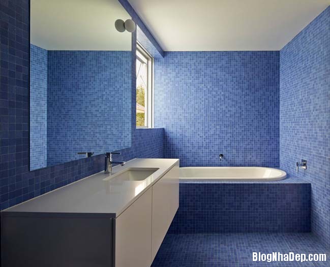 020602 10 large Mẫu thiết kế phòng tắm đẹp hoàn hảo với 2 tông màu xanh dương và trắng