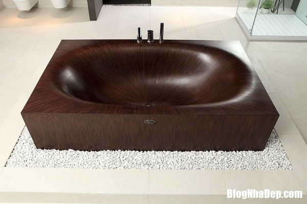 8fd6957dbb4bb4330d654bd6f81cfaf8 Những mẫu bồn tắm gỗ cực sành điệu cho không gian phòng tắm