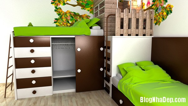 ba0191187867fab2b10ecfe24d24d21b Những mẫu thiết kế phòng ngủ sáng màu cho bé