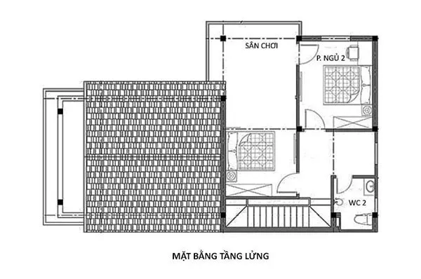 10+ mẫu nhà cấp 4 gác lửng đẹp 2021 vạn người mê