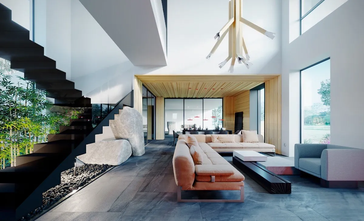 15 ý tưởng thiết kế nội thất phòng khách biệt thự hot hit nhất