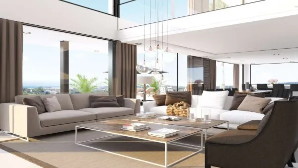 20 ý tưởng thiết kế nội thất phòng khách biệt thự đẹp nhất năm 2024