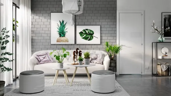 25 thiết kế nội thất phòng khách hiện đại tông màu xám cực kỳ sành điệu
