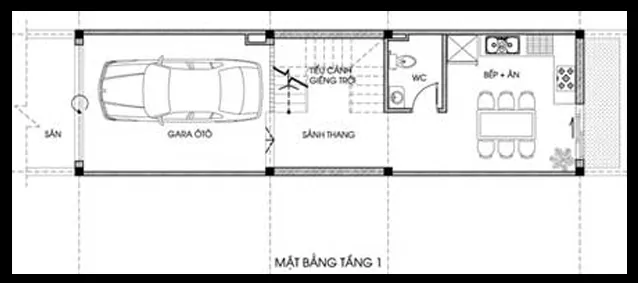 3 mẫu bản vẽ nhà ống 3 tầng thiết kế khoa học và hiện đại