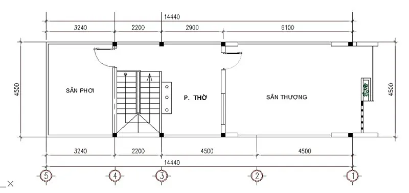 3 mẫu nhà ống 2 tầng 4.5 x15m nhỏ xinh đẹp hút mắt