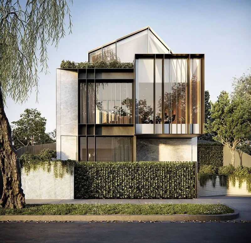 3 mô hình thiết kế nhà 2 tầng bán hàng kết hợp nhà ở bắt kịp thời đại mới