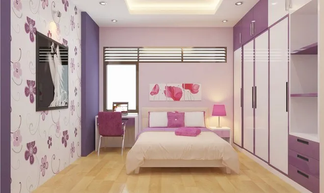 30 mẫu phòng ngủ màu tím cho cô nàng “thuỷ chung”