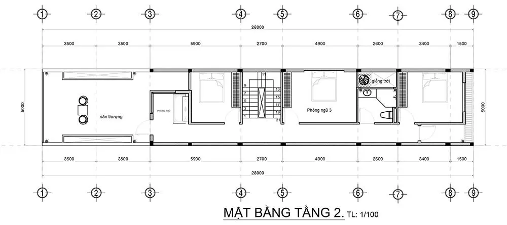 4 mẫu nhà 2 tầng 5x21m hiện đại đẹp tiện nghi + Bản vẽ chi tiết