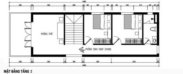 4 mẫu nhà ống 2 tầng 3 phòng ngủ 5×18 đẹp hiện đại và thịnh hành