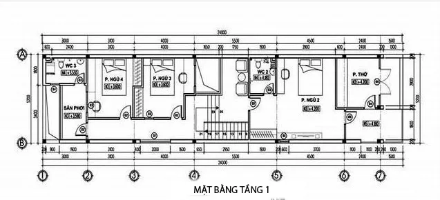 4 mẫu nhà ống 2 tầng 4 phòng ngủ 5×20 đẹp tiện nghi và tiết kiệm chi phí