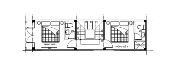 4 mẫu nhà ống 2 tầng 4x15m 3 phòng ngủ đẹp hiện đại ngắm là mê