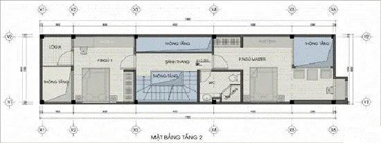 4 mẫu nhà ống 3 tầng 4x17m mái bằng trẻ trung bất ngờ