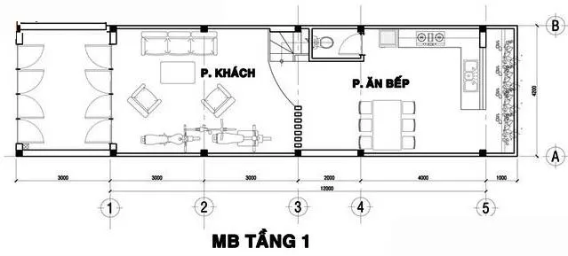 4 mẫu nhà ống 3 tầng 4x17m mái bằng trẻ trung bất ngờ