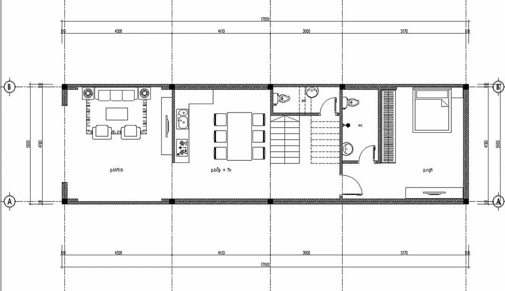 4 mẫu thiết kế nhà 3 tầng 5x17m hiện đại cho gia chủ ở thành phố