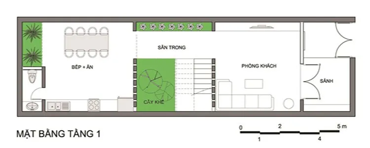 4 mẫu thiết kế nhà 3 tầng 5x17m hiện đại cho gia chủ ở thành phố