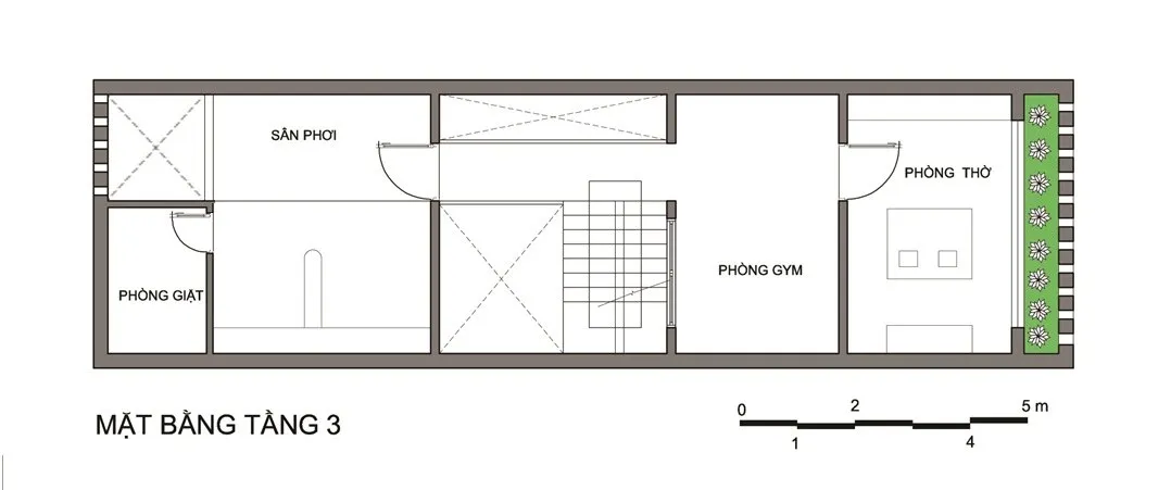 4 mẫu thiết kế nhà 3 tầng 5x17m hiện đại cho gia chủ ở thành phố