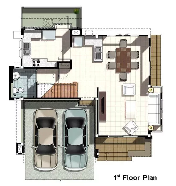 5 mẫu nhà 2 tầng 10x10m đẹp ai nhìn cũng ước ao