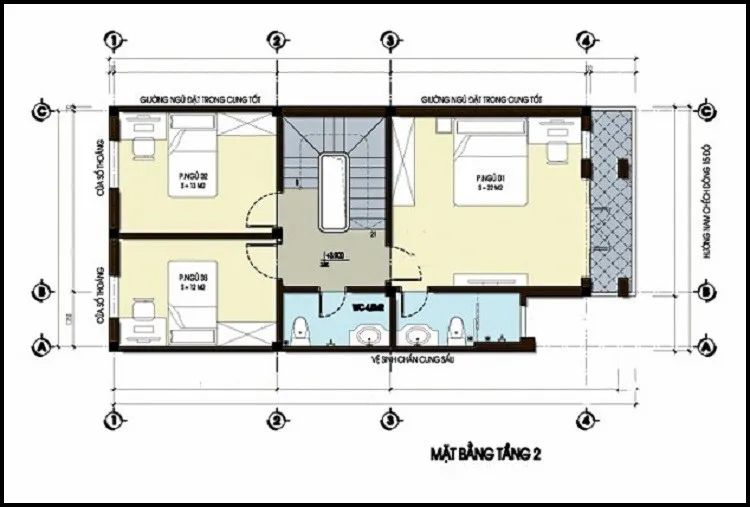 5 mẫu nhà 2 tầng 6x12m có thiết kế độc đáo và tinh tế