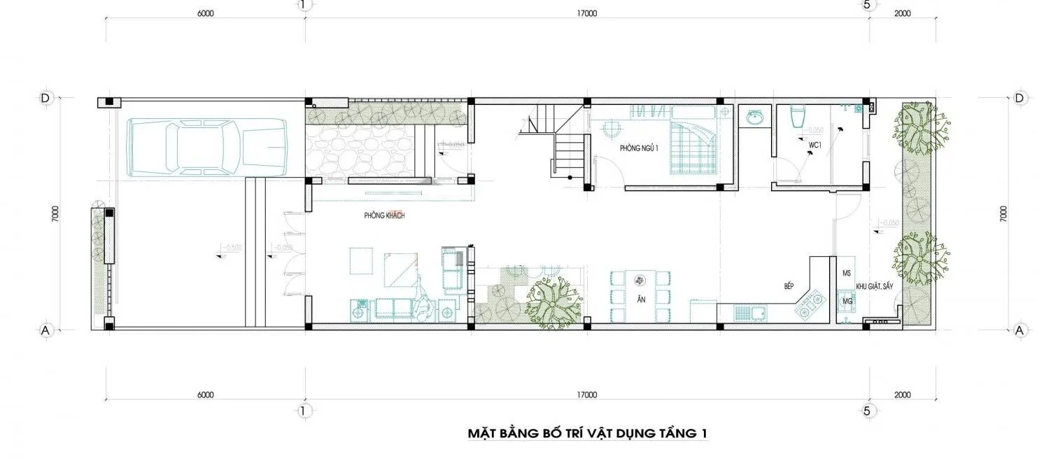 5 mẫu nhà 2 tầng 7x16m đáng mơ ước cho các vợ chồng trẻ