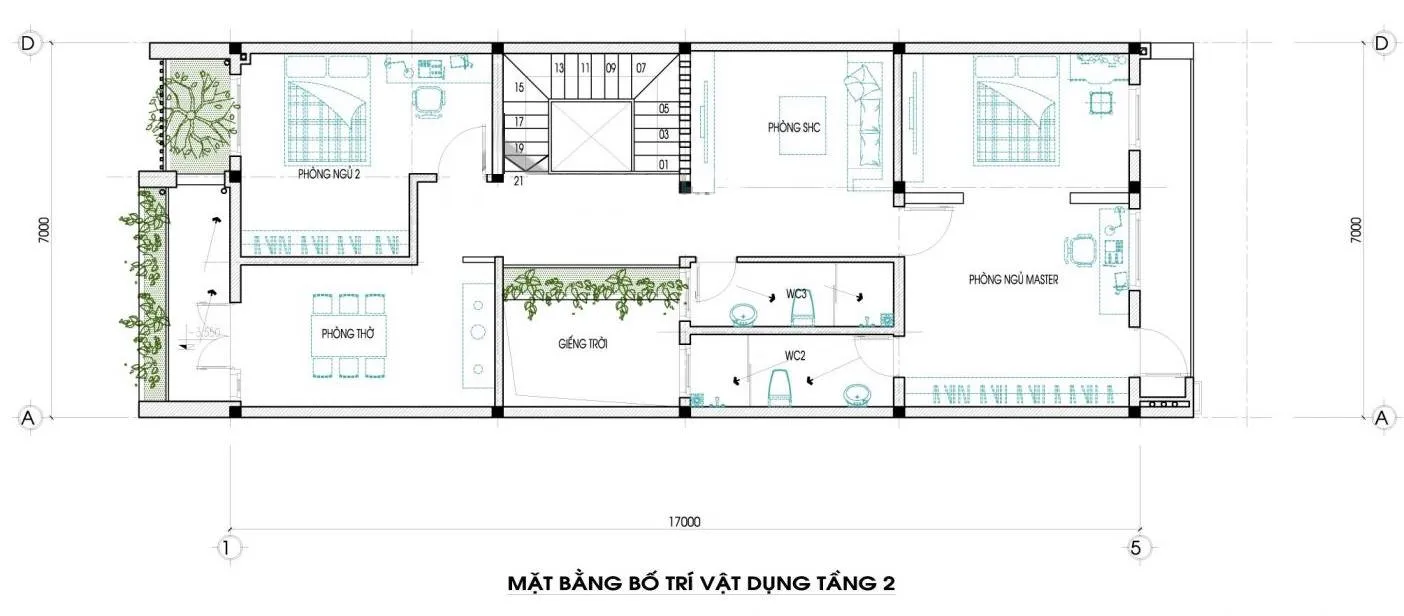 5 mẫu nhà 2 tầng 7x16m đáng mơ ước cho các vợ chồng trẻ