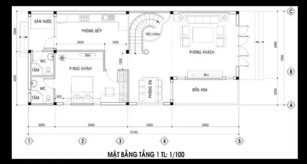 5 mẫu nhà 2 tầng 7x16m đáng mơ ước cho các vợ chồng trẻ