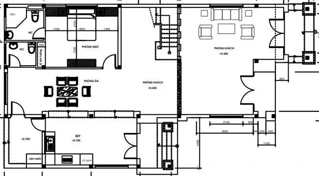 5 mẫu nhà 2 tầng 7x17m tiêu biểu để các gia chủ tham khảo chọn lựa