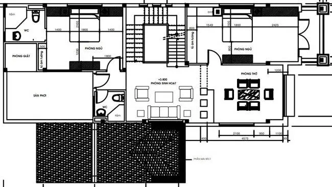 5 mẫu nhà 2 tầng 7x17m tiêu biểu để các gia chủ tham khảo chọn lựa