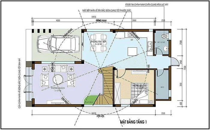 5 mẫu nhà 2 tầng chữ l 100m2 mái bằng đẹp được lựa chọn nhiều