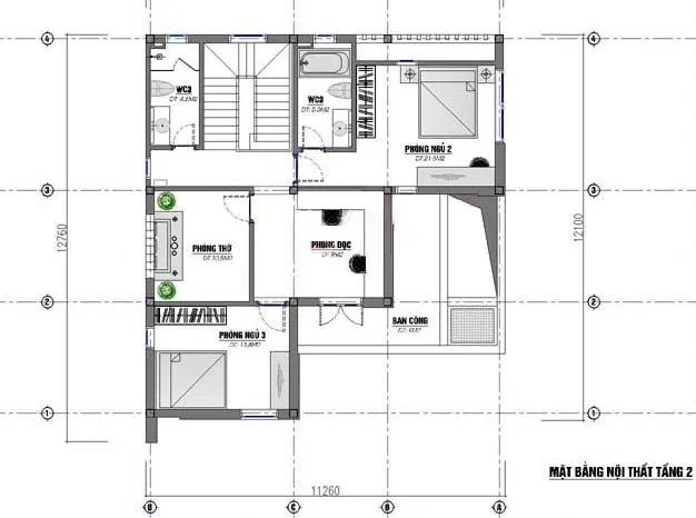 5 mẫu nhà 2 tầng chữ l 100m2 mái bằng đẹp được lựa chọn nhiều