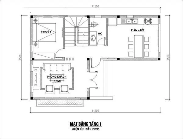 5 mẫu nhà 2 tầng mái thái mặt tiền 7m sang xịn như biệt thự