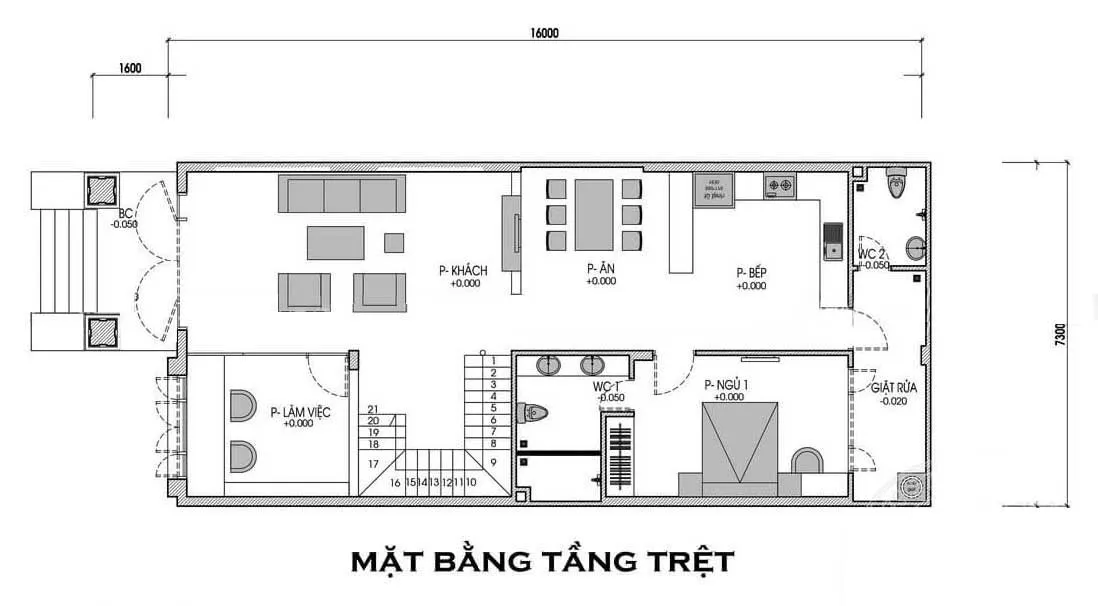 5 mẫu nhà 2 tầng mái thái mặt tiền 7m sang xịn như biệt thự