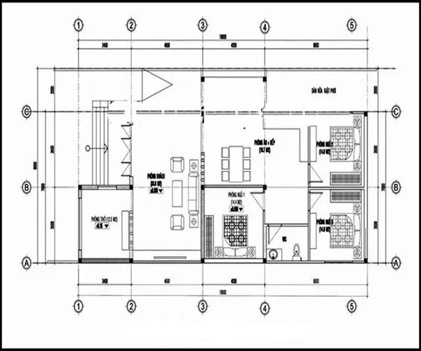 5 mẫu nhà cấp 4 7x15m 3 phòng ngủ đẹp có chi phí phải chăng