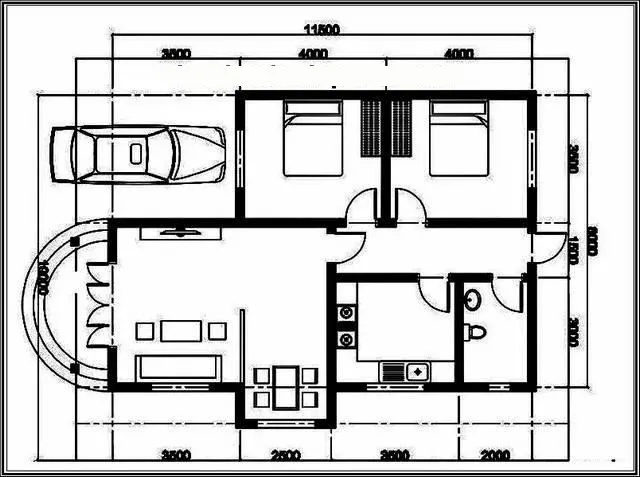 5 mẫu nhà cấp 4 8×12 2-3 phòng ngủ đẹp và sang trọng