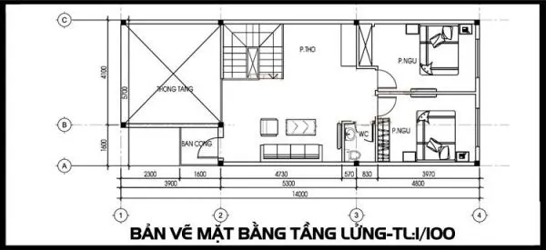 5 mẫu nhà cấp 4 có gác lửng 6x14m đẹp và sang trọng