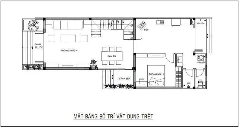 5 mẫu nhà ống 2 tầng 6x18m hiện đại tối ưu được không gian