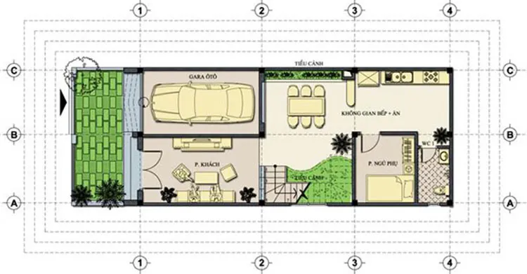 5 mẫu nhà ống 2 tầng 6x20m đẹp hiện đại khó rời mắt