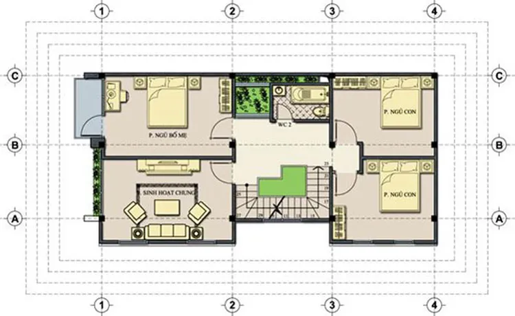 5 mẫu nhà ống 2 tầng 6x20m đẹp hiện đại khó rời mắt