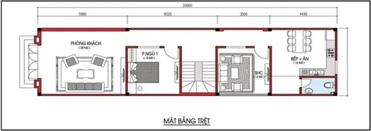 5 mẫu nhà ống 2 tầng đẹp 4×20 ấn tượng từ cái nhìn đầu tiên