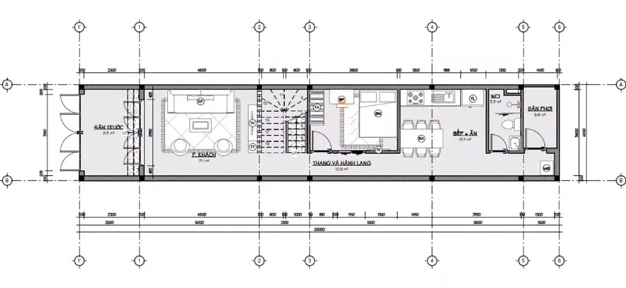 5 mẫu nhà ống 2 tầng đẹp 4×20 ấn tượng từ cái nhìn đầu tiên