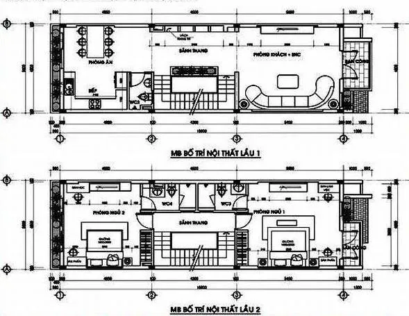 5 mẫu nhà ống 3 tầng 1 tum 4x15m đẹp và hiện đại