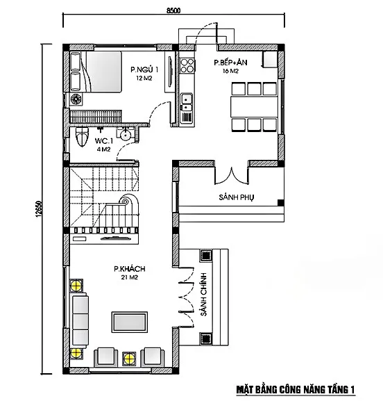 6 mẫu nhà 2 tầng 100m2 4 phòng ngủ đa dạng phong cách và thiết kế