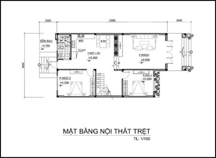 6 mẫu nhà 2 tầng 100m2 4 phòng ngủ đa dạng phong cách và thiết kế