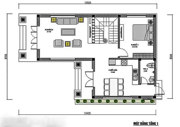 6 mẫu nhà 2 tầng 4 phòng ngủ 80m2 đẹp không nên bỏ qua