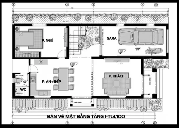 6 mẫu nhà 2 tầng mái thái có gara đẹp làm xiêu lòng nhiều chủ đầu tư