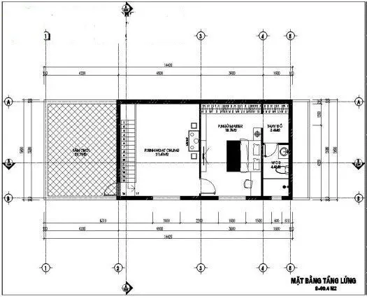 6 mẫu nhà cấp 4 7x15m mái bằng đơn giản nhưng vẫn hút mắt người xem