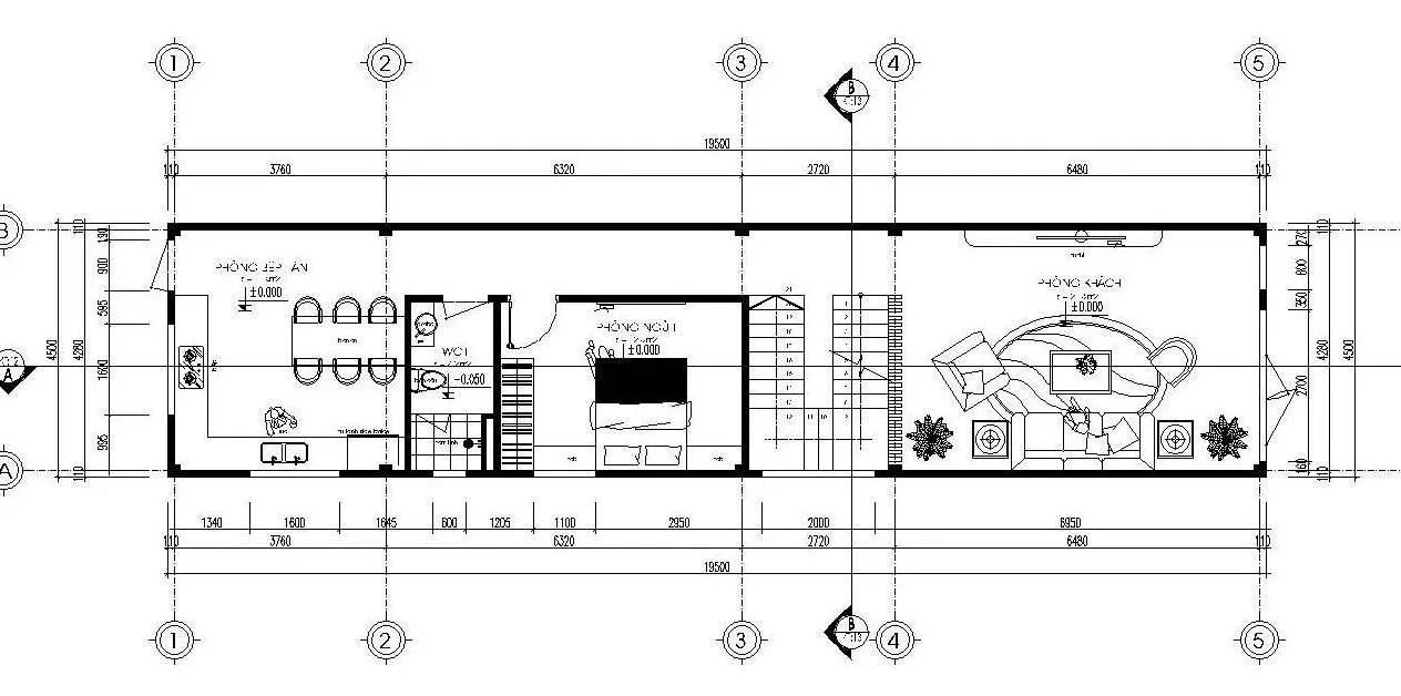 6 mẫu nhà ống 2 tầng 4x20m 2021 hot có mặt bằng chi tiết công năng