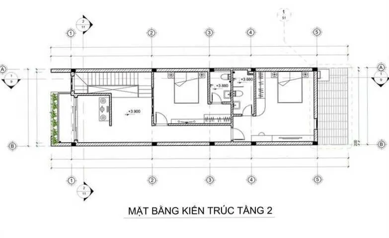 6 mẫu nhà ống 2 tầng 4x20m 2021 hot có mặt bằng chi tiết công năng