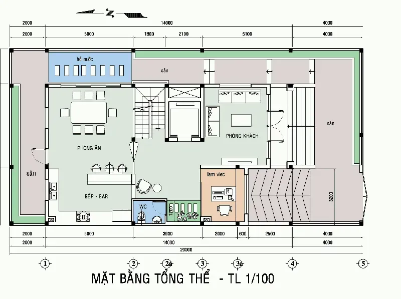 Ấn tượng mẫu nhà 4 tầng mặt tiền 7m hội tụ tinh hoa kiến trúc