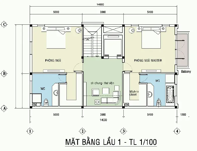 Ấn tượng mẫu nhà 4 tầng mặt tiền 7m hội tụ tinh hoa kiến trúc